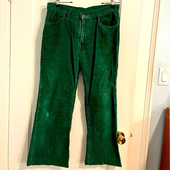 Vintage white tag, Levi’s green flare cords - Picture 1 of 3